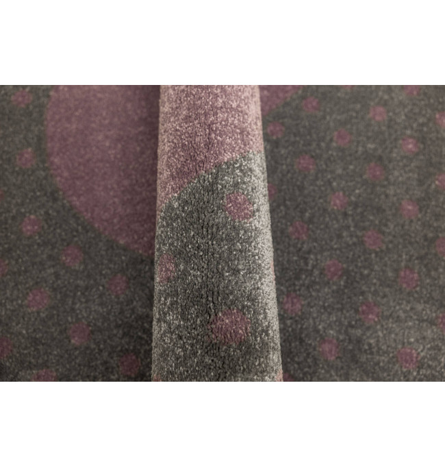 Dětský koberec Lima G930A světle šedý / fialový