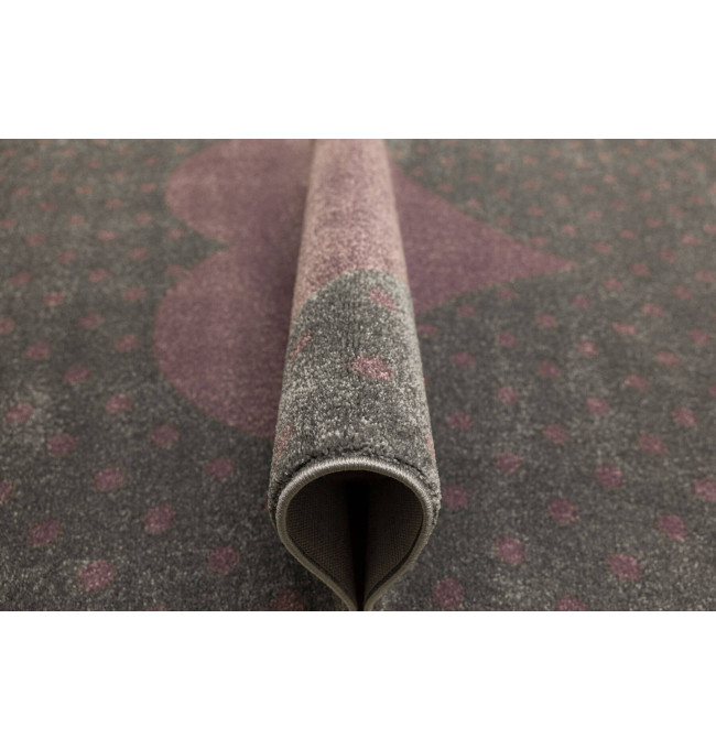 Dětský koberec Lima G930A světle šedý / fialový