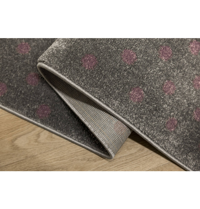 Dětský koberec Lima G930A světle šedý / fialový