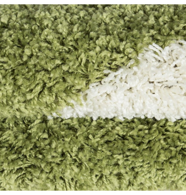 Dětský koberec Fun míč, krémový / zelený kruh