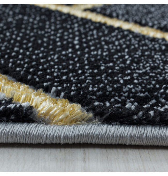 Koberec Naxos mozaika hnědo-zlatý