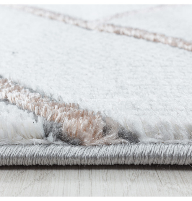 Koberec Naxos mozaika šedo - hnědý