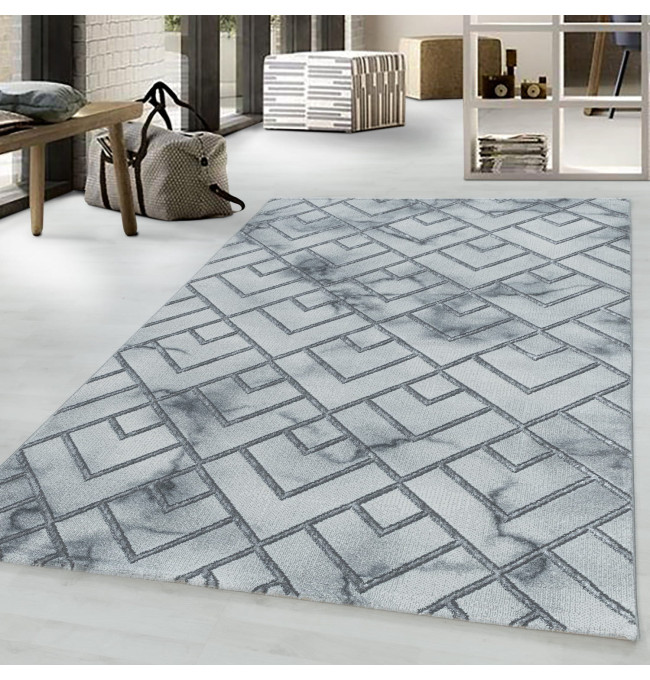 Koberec Naxos mozaika šedý