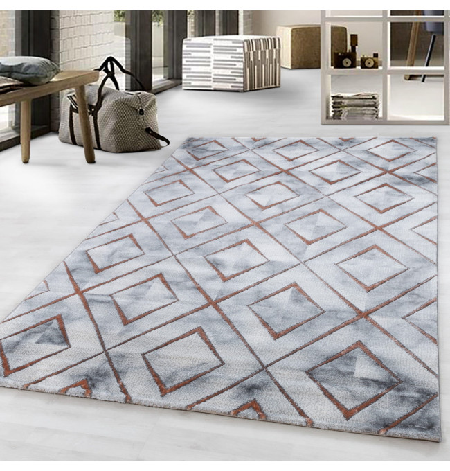 Koberc Naxos romby šedo - hnědý