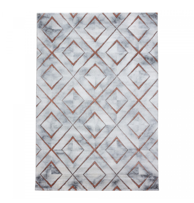 Koberc Naxos romby šedo - hnědý