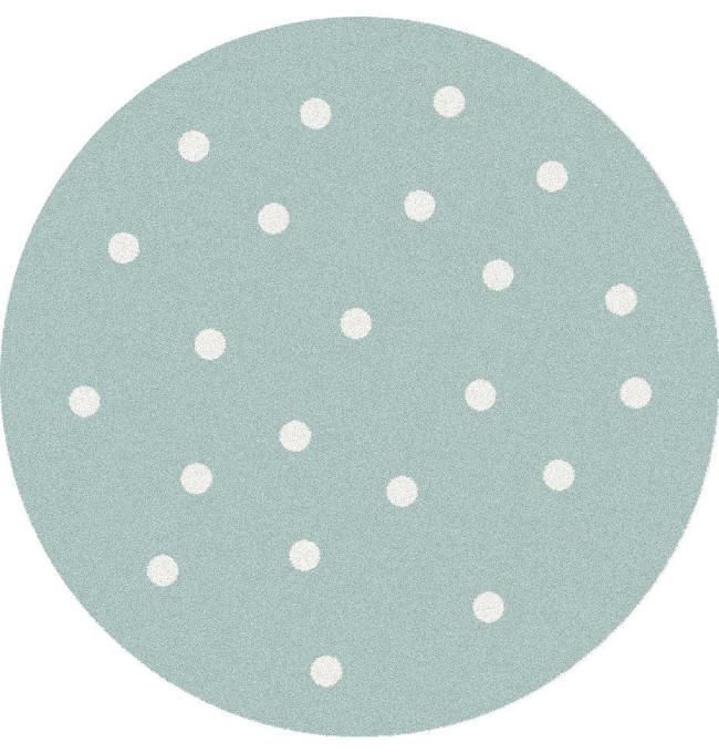 Koberec FD Lush tečky, mátový kruh