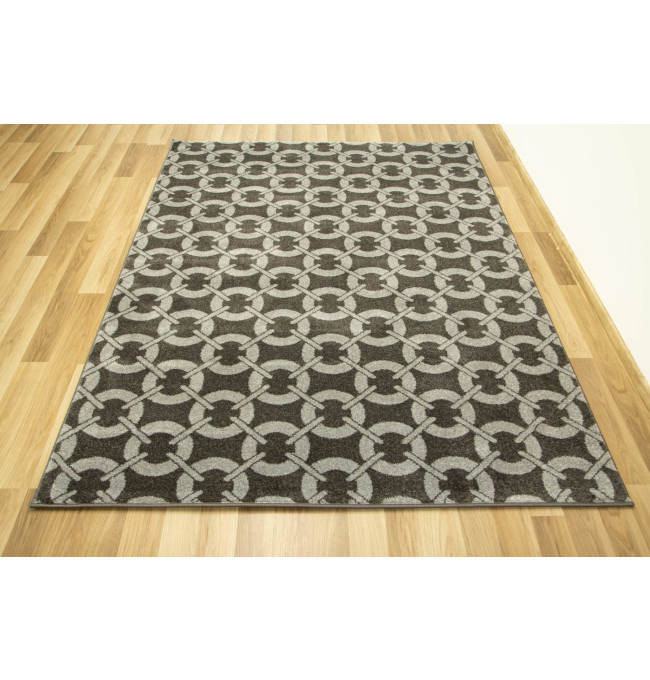 Koberec Fushe 2498 tmavě šedý/světle šedý