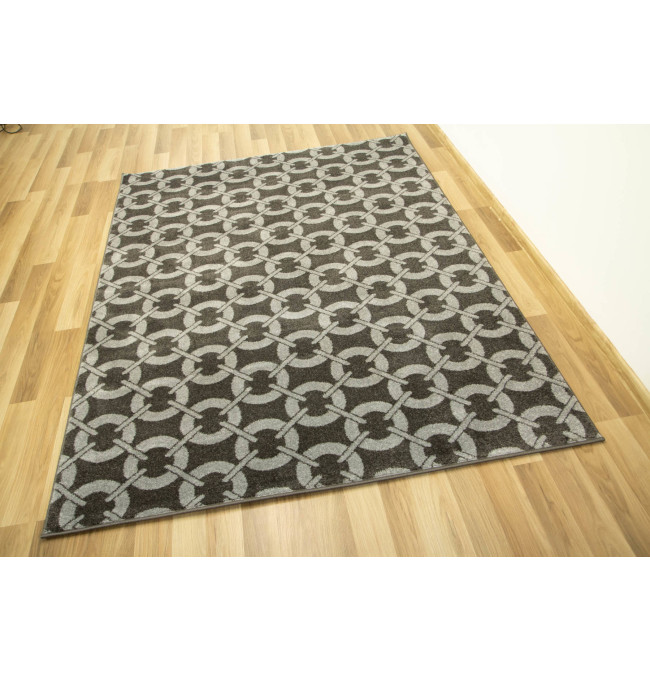 Koberec Fushe 2498 tmavě šedý/světle šedý