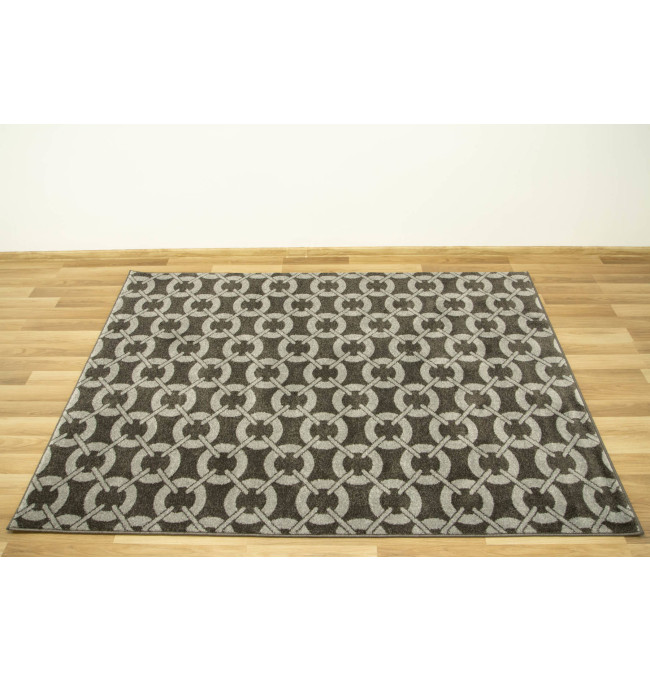 Koberec Fushe 2498 tmavě šedý/světle šedý