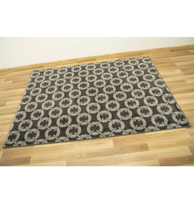 Koberec Fushe 2498 tmavě šedý/světle šedý