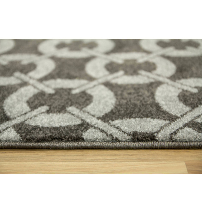 Koberec Fushe 2498 tmavě šedý/světle šedý