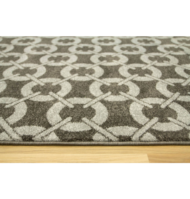 Koberec Fushe 2498 tmavě šedý/světle šedý