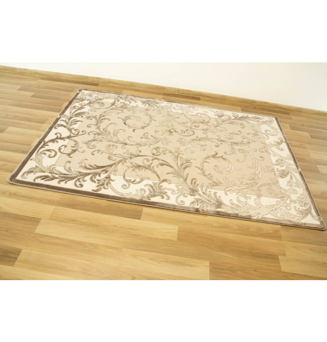 Koberec Galya K4084A Listy hnědý / béžový