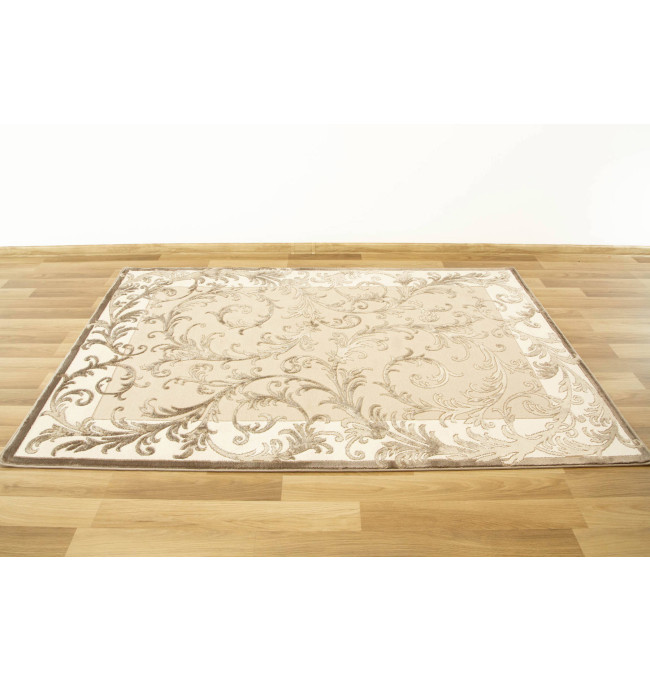 Koberec Galya K4084A Listy hnědý / béžový