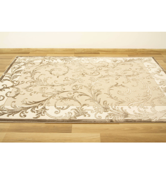 Koberec Galya K4084A Listy hnědý / béžový