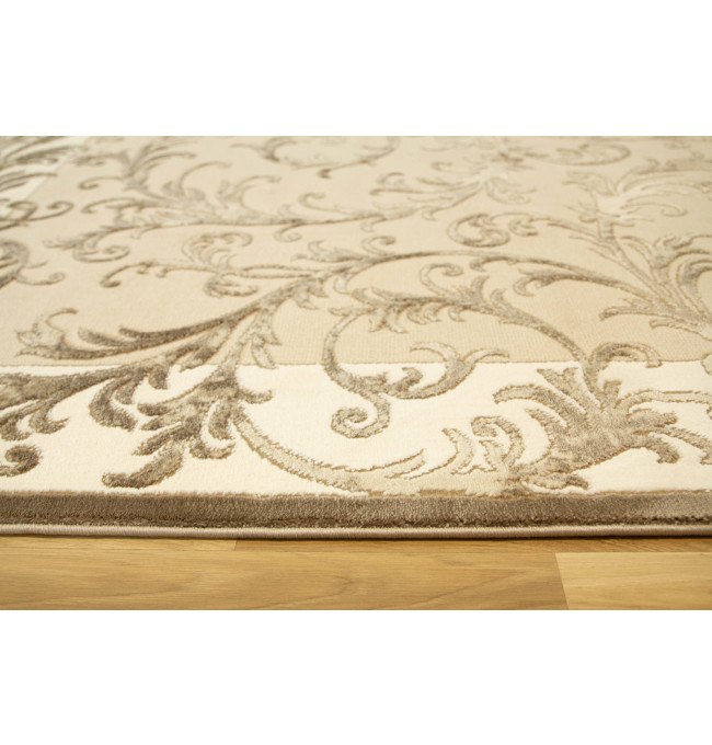 Koberec Galya K4084A Listy hnědý / béžový