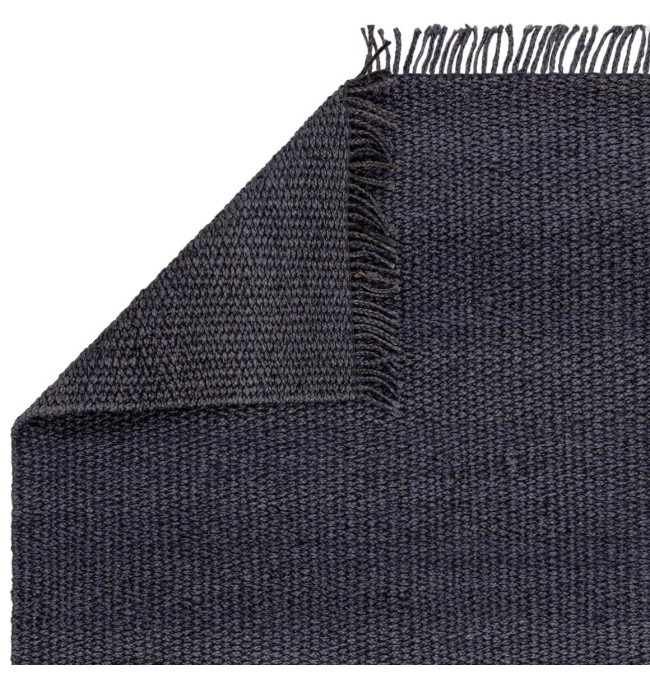 Koberec Grove s třásněmi, denim