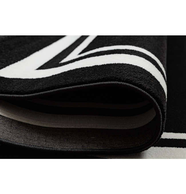 Koberec HAMPTON Border ramka černý