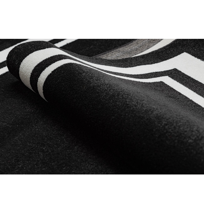 Koberec HAMPTON Border ramka černý