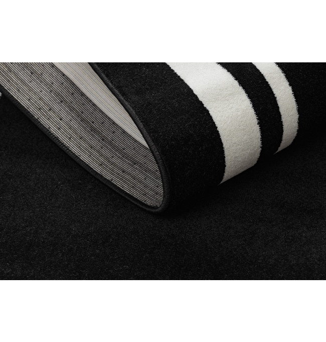 Koberec HAMPTON Border ramka černý