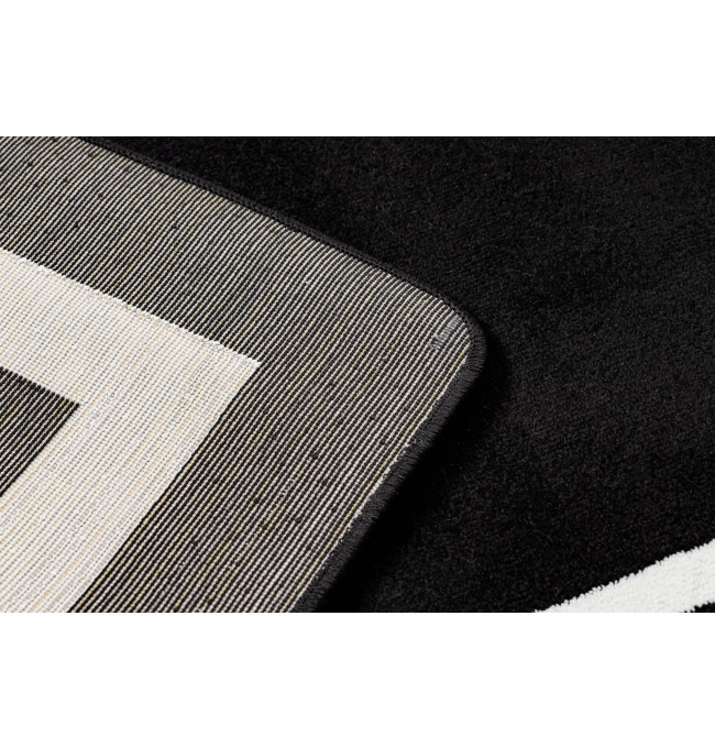 Koberec HAMPTON Border ramka černý