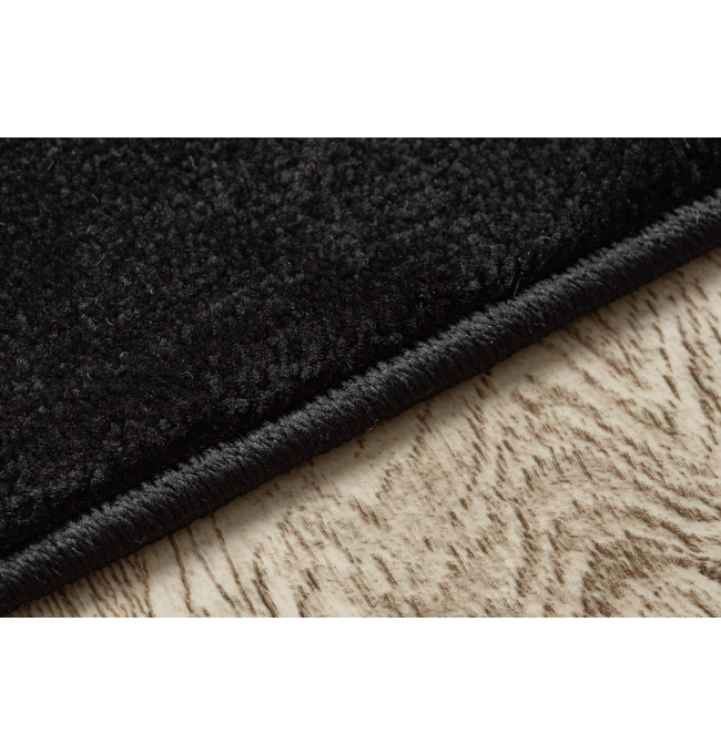 Koberec HAMPTON Border ramka černý