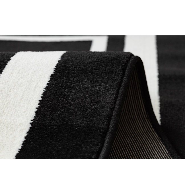 Koberec HAMPTON Border ramka černý