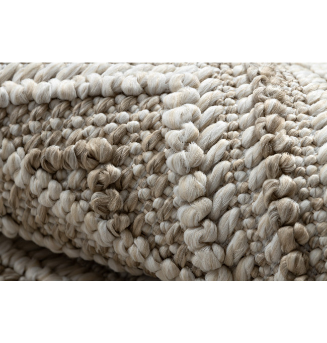 Koberec JERSEY 19234 béžový, kosočtverce BOHO