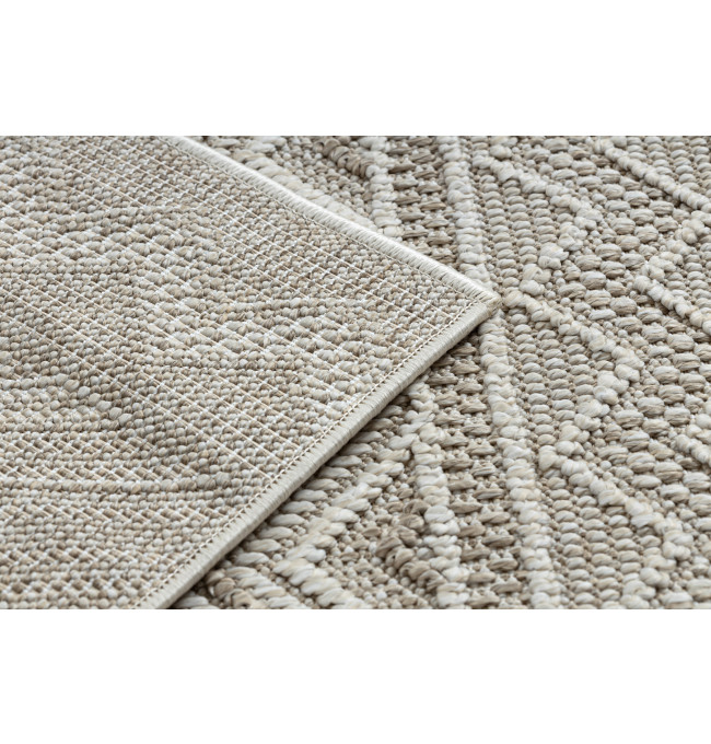 Koberec JERSEY 19234 béžový, kosočtverce BOHO