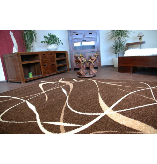 Koberec KARMEL CHOCO hnědý