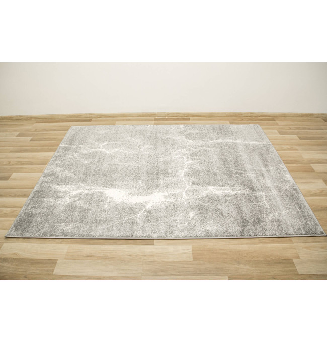 Koberec Lima 9553B marmur světle šedý / krémový