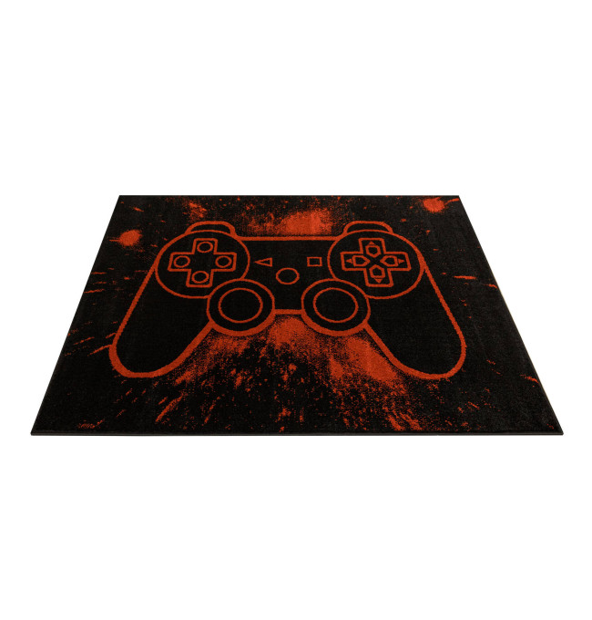 Koberec Lima G932A Gamepad černý / světlečervený