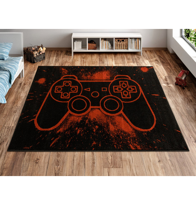 Koberec Lima G932A Gamepad černý / světlečervený