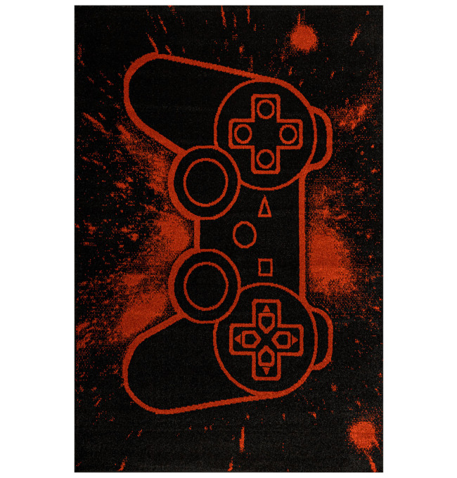 Koberec Lima G932A Gamepad černý / světlečervený