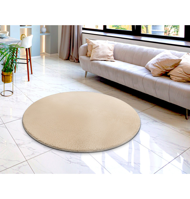 Koberec LINDO béžový kruh
