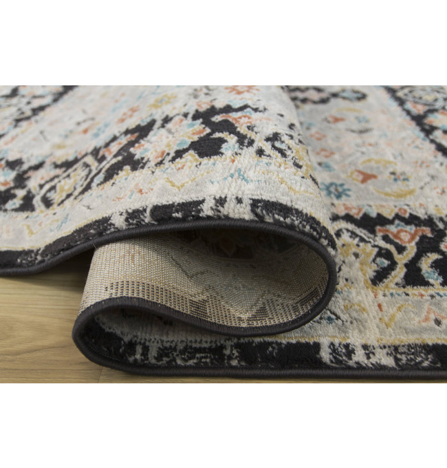 Koberec Lucca 8629A šedý/krémový/antracitový