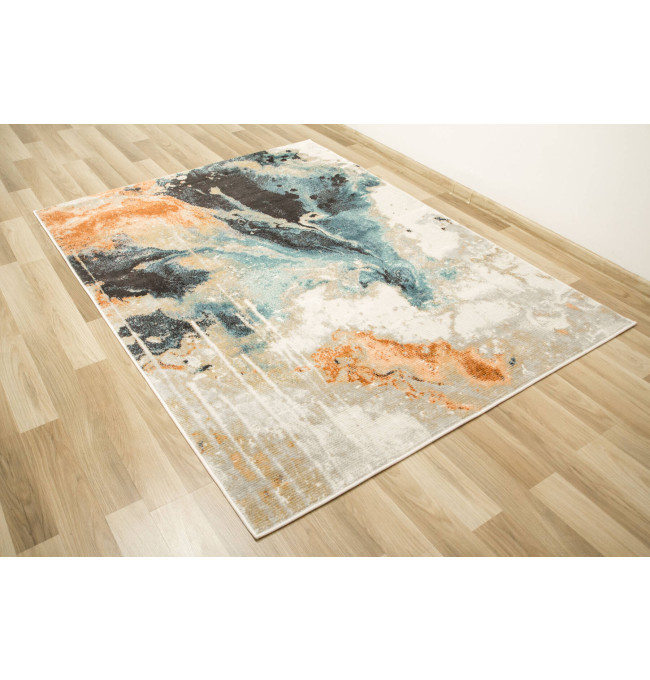 Koberec Lucca 9815B abstraktní, světle šedý / krémový