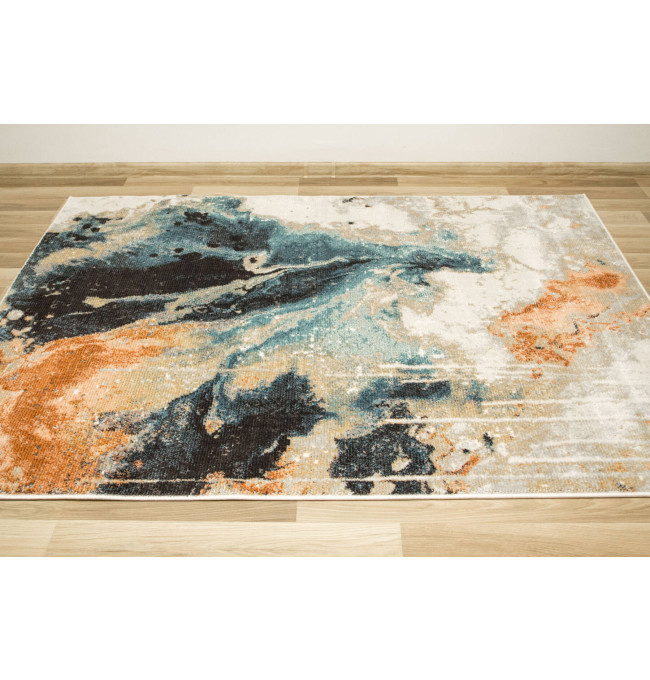 Koberec Lucca 9815B abstraktní, světle šedý / krémový