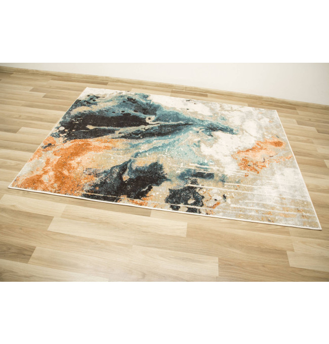 Koberec Lucca 9815B abstraktní, světle šedý / krémový