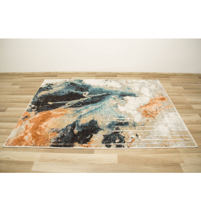 Koberec Lucca 9815B abstraktní, světle šedý / krémový