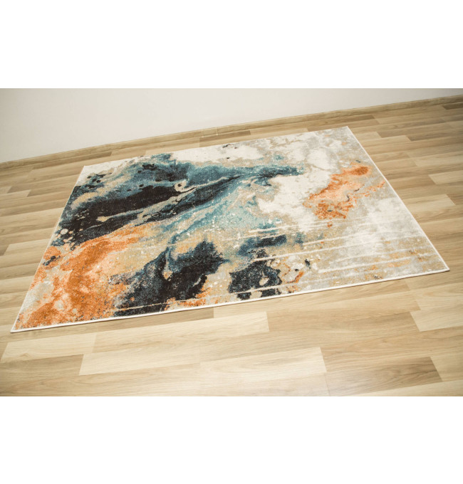 Koberec Lucca 9815B abstraktní, světle šedý / krémový