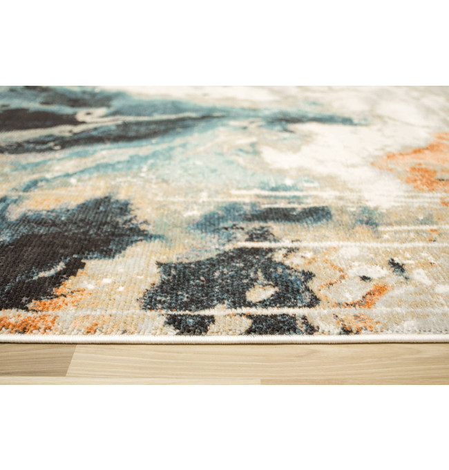 Koberec Lucca 9815B abstraktní, světle šedý / krémový