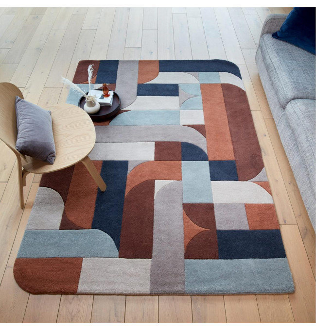 Koberec Matrix MAX 88 Klotski Terracotta