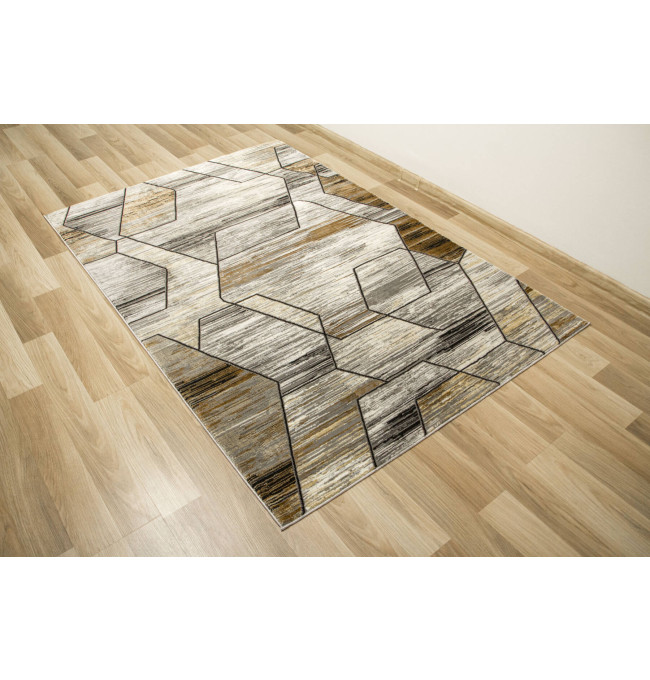 Koberec Modena 4644 hnědý / béžový, medové plasty