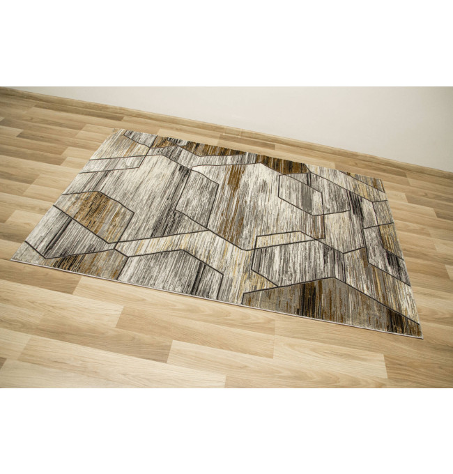 Koberec Modena 4644 hnědý / béžový, medové plasty