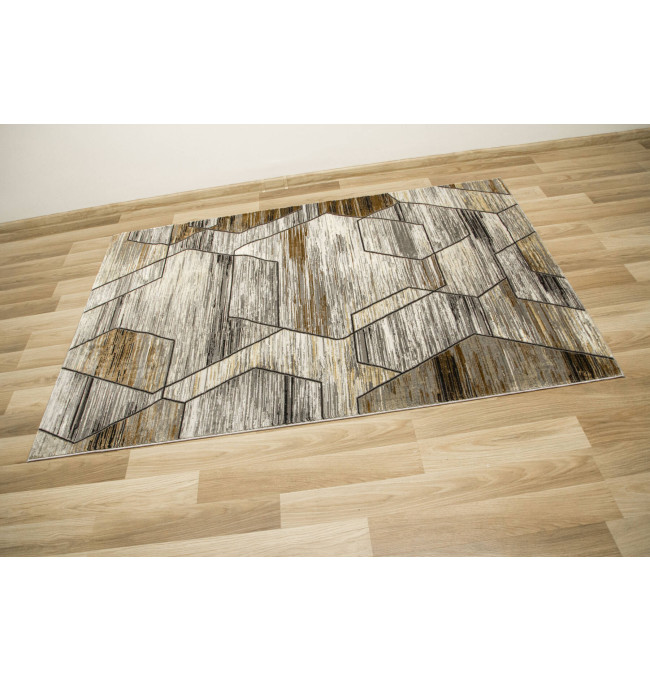 Koberec Modena 4644 hnědý / béžový, medové plasty