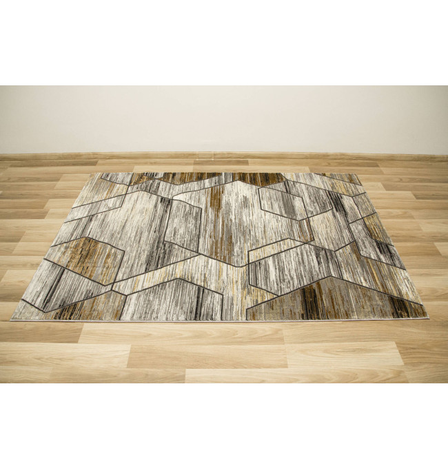 Koberec Modena 4644 hnědý / béžový, medové plasty