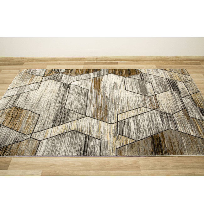 Koberec Modena 4644 hnědý / béžový, medové plasty