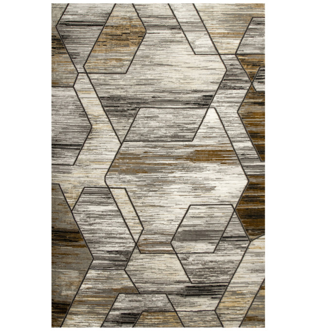 Koberec Modena 4644 hnědý / béžový, medové plasty