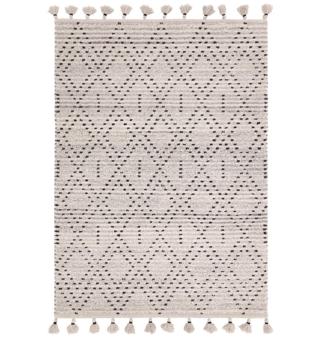 Koberec Nepal Diamond sivý / černý